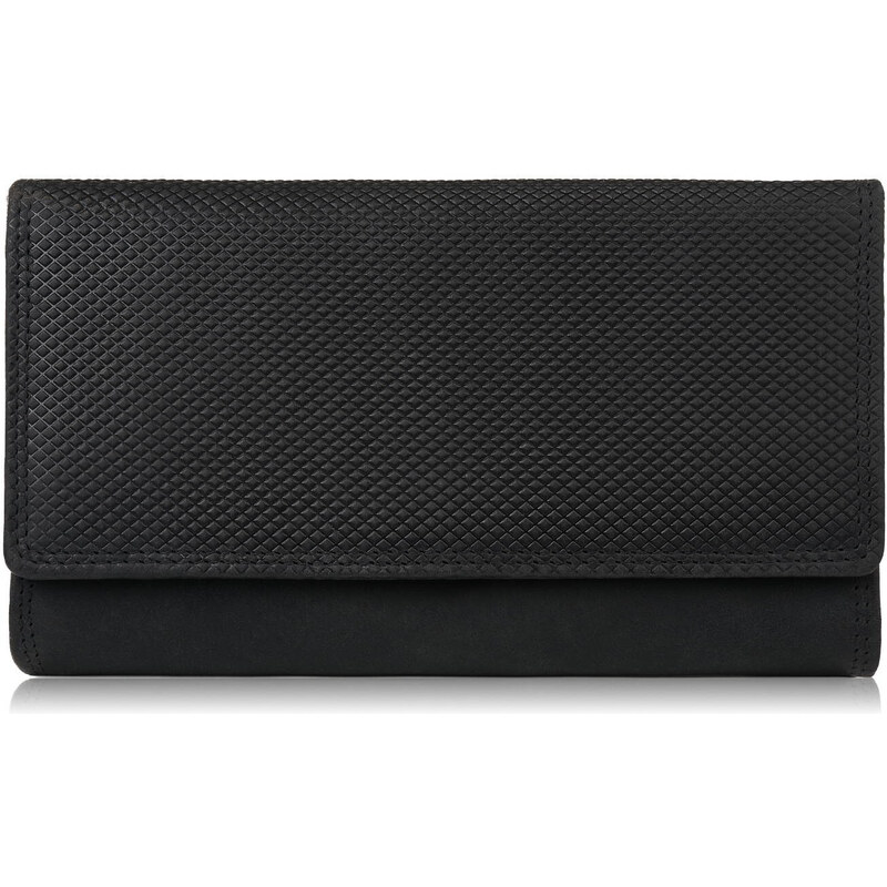 Paolo Peruzzi Dámska kožená peňaženka veľká Vintage T-113-HBL | čierna 57402369