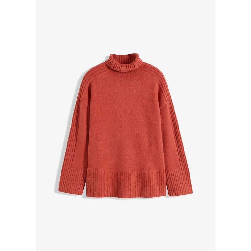 bonprix Oversize pulóver, farba ružová 57336290