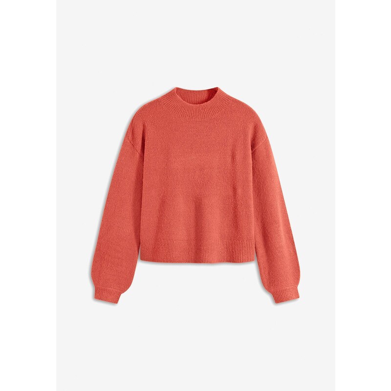 bonprix Krátky pulóver, farba ružová 57336497