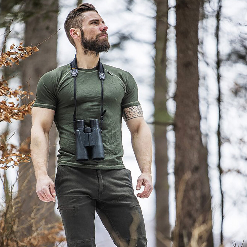 TERMOVEL Pánske funkčné khaki tričko z modalu 57405691