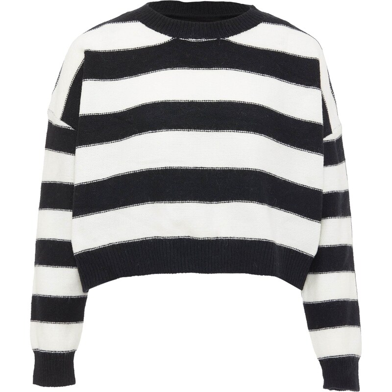 faina Sveter čierna / biela ako vlna 57421344