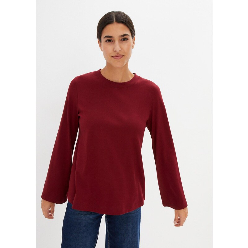bonprix Essential tričko s dlhým rukávom, ťažká bavlnená kvalita, 57402439