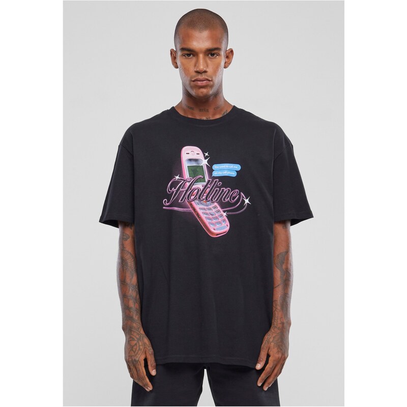 Mister Tee Mens T-shirt Hotline black 54177924