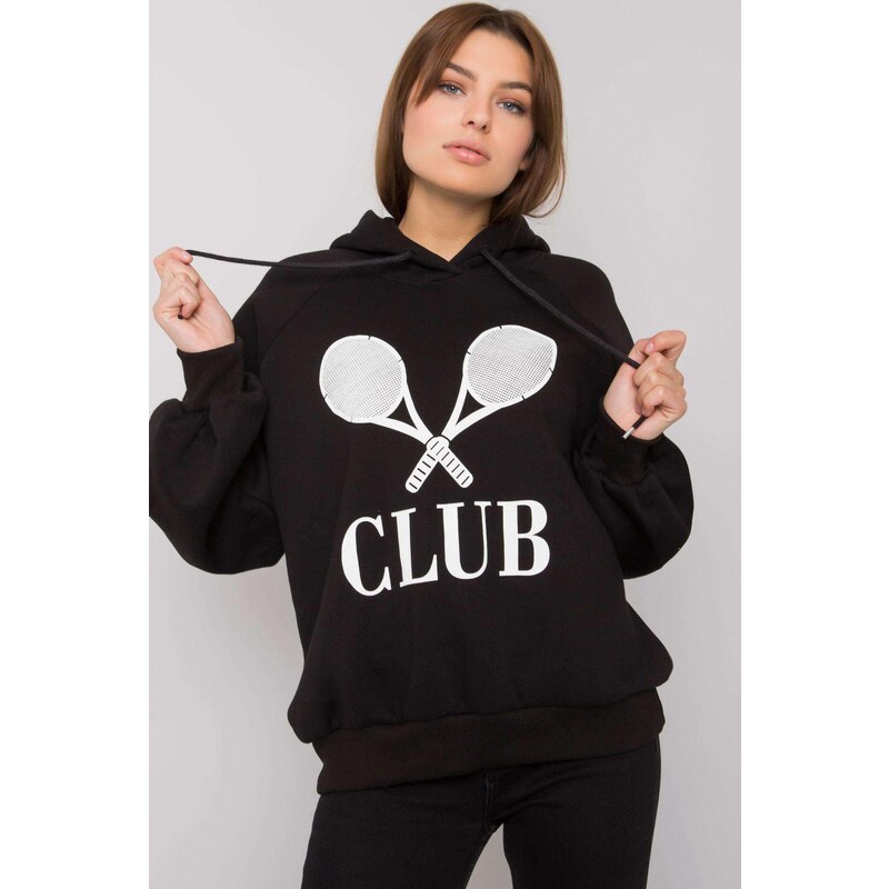 MladaModa Mikina Nikki s potlačou čierna 57436427