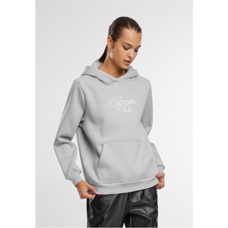 Mister Tee Womens hoodie Angels Club light asphalt 66486634