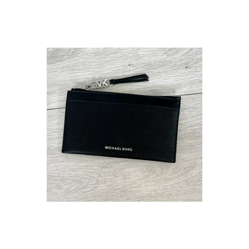 Michael Kors cardholder peňaženka čierna zip 57446220