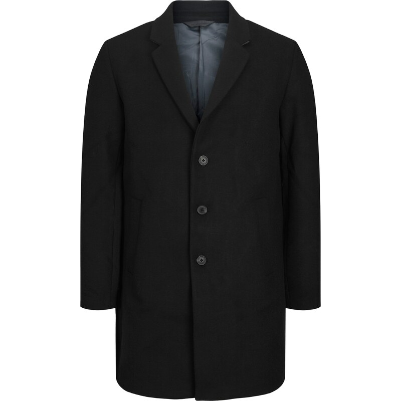 JACK & JONES Prechodný kabát JJEHarrison čierna 60867636