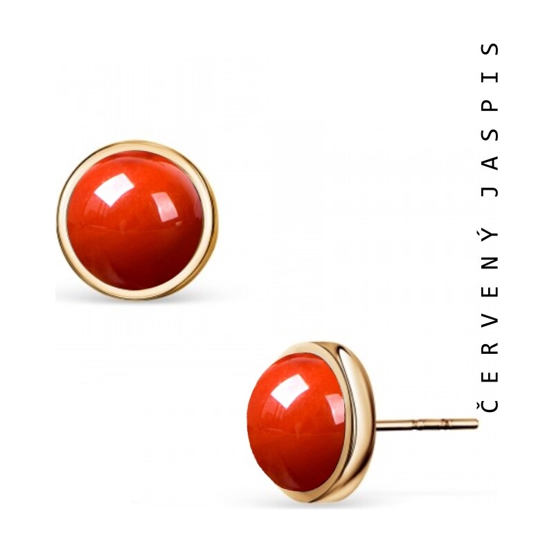 Taboo náušnice Spirit of Nature, červený jaspis tbn921 57478153
