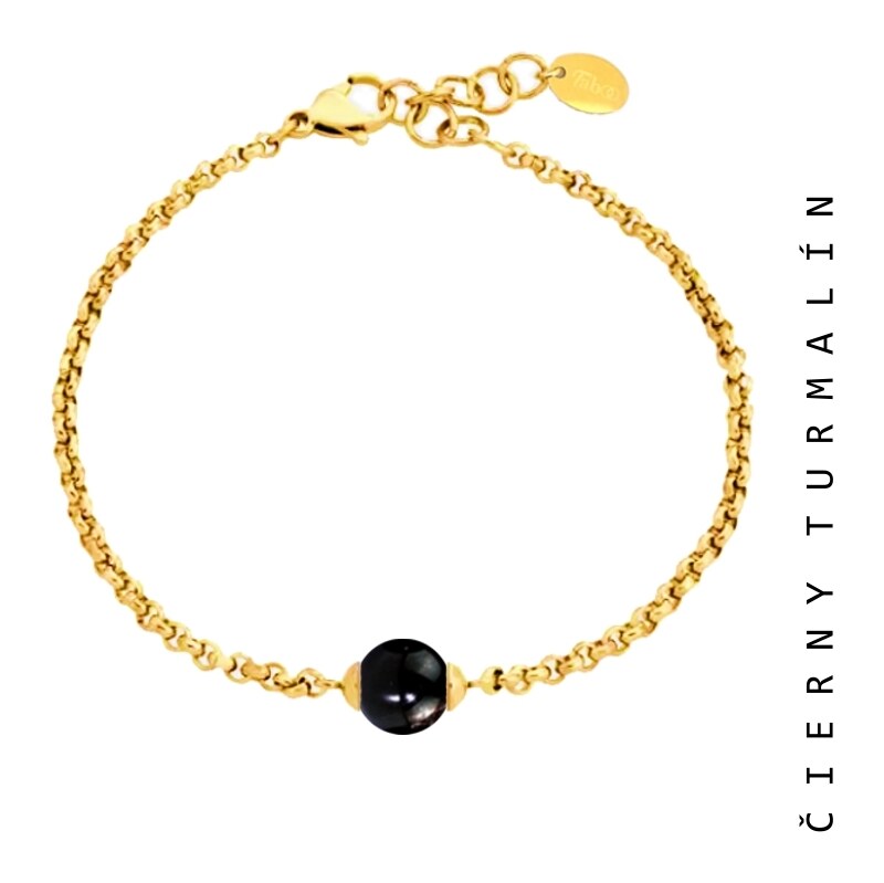 Taboo náramok Spirit of Nature, čierny turmalín tbn915 57478147