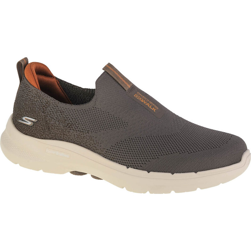 Hnedé pánske tenisky Skechers Go Walk 6 216202-TPE 52673620