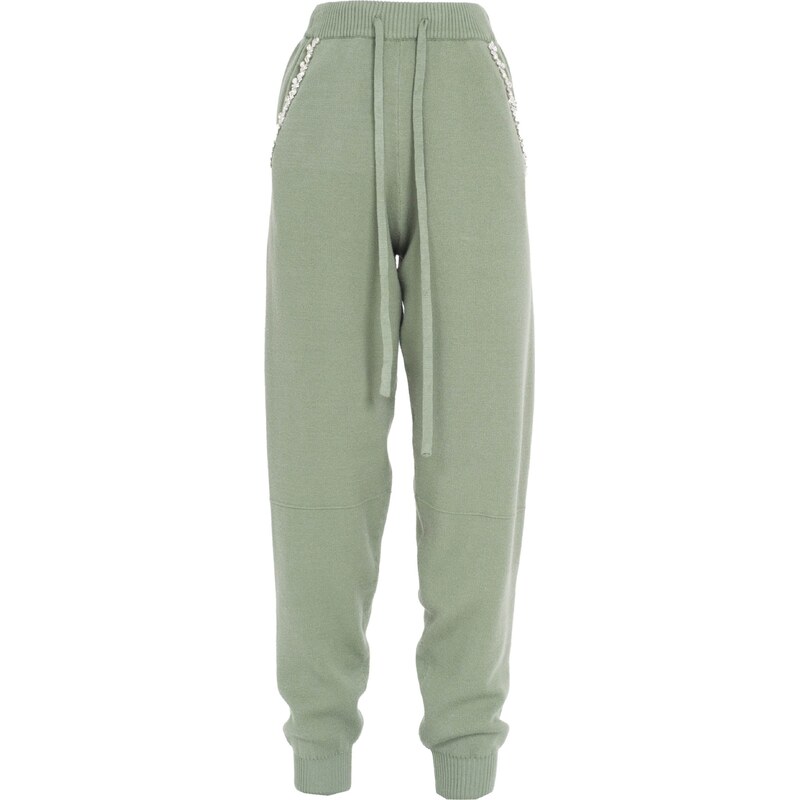 Influencer Nohavice olivová 57727527