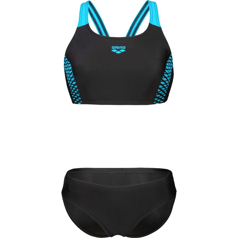 ARENA Športové bikiny OPENINGS tyrkysová / čierna 57485023