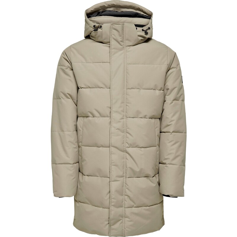 Only & Sons Zimný kabát ONSCarl tmavobéžová 58302299