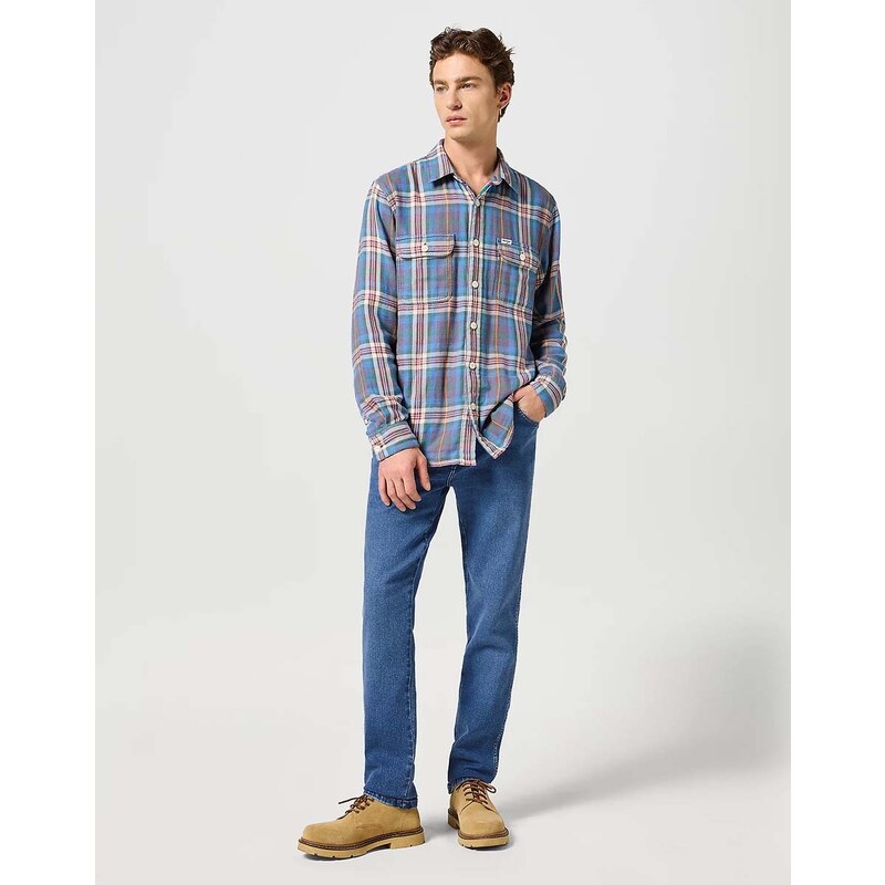 Rifle pre mužov WRANGLER TEXAS SLIM RIDGE WASH 112358218 57496779