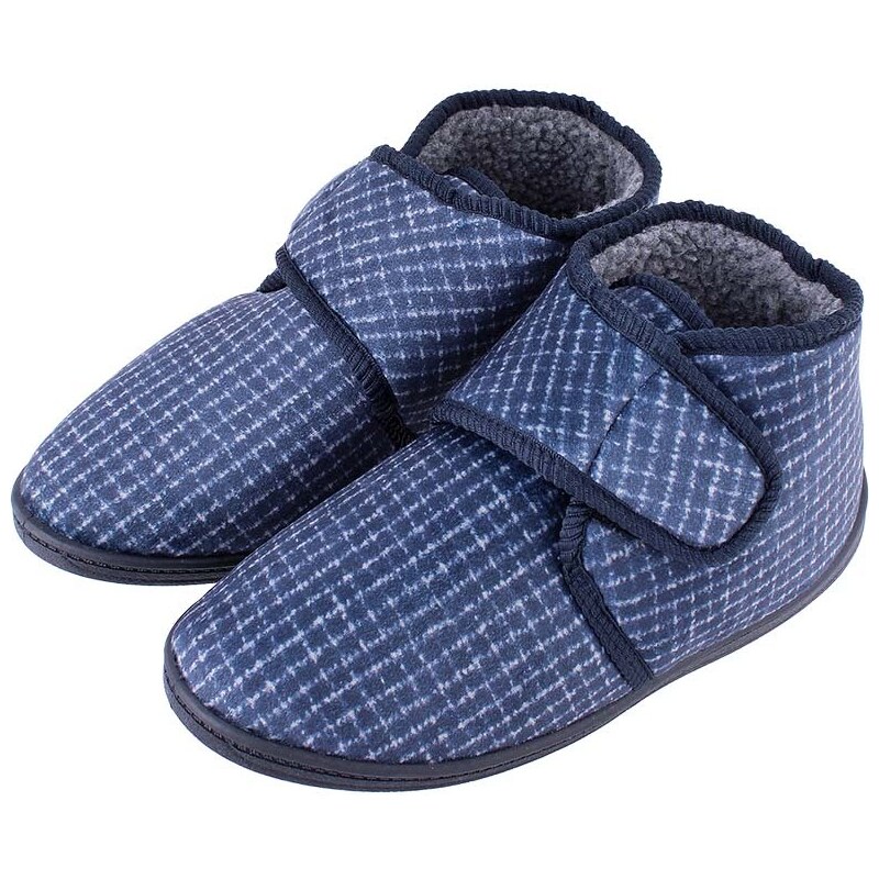 Pánske kapce na zimu modré N1621 19869432