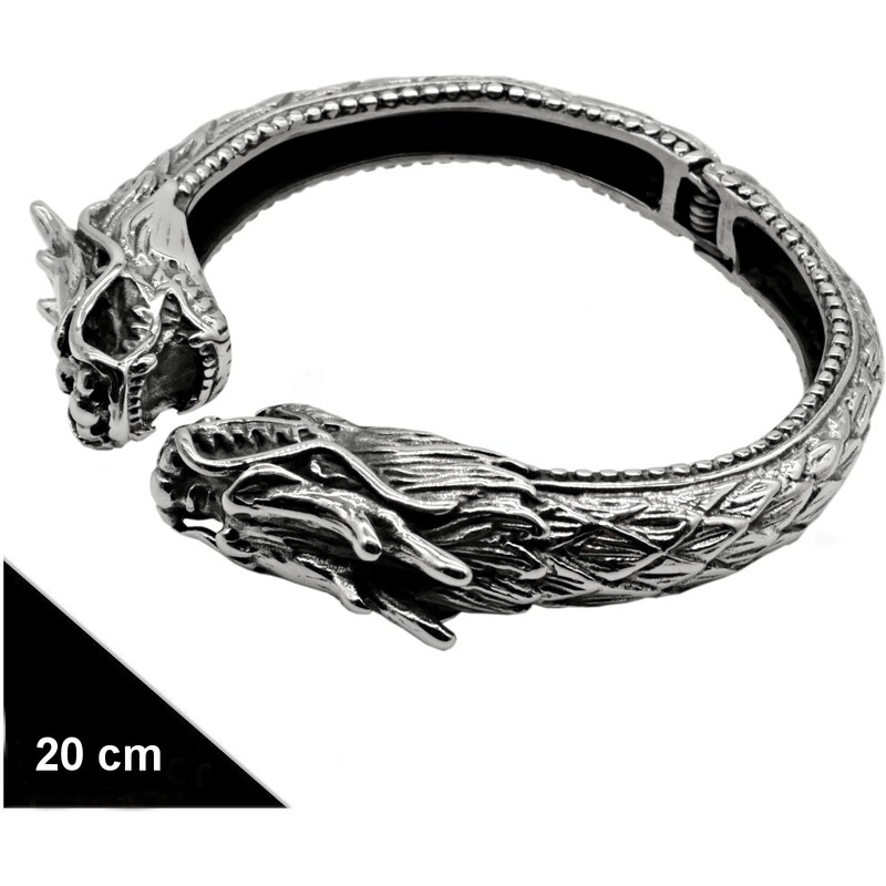 CITY STORM Náramok Drak - Obručový z chirurgickej ocele 66888915