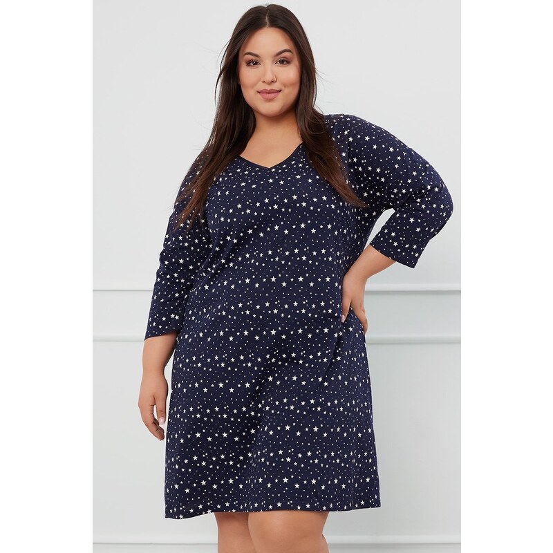 Italian Fashion bavlnená nočná košeľa Libra - 3/4 rukáv 60262626