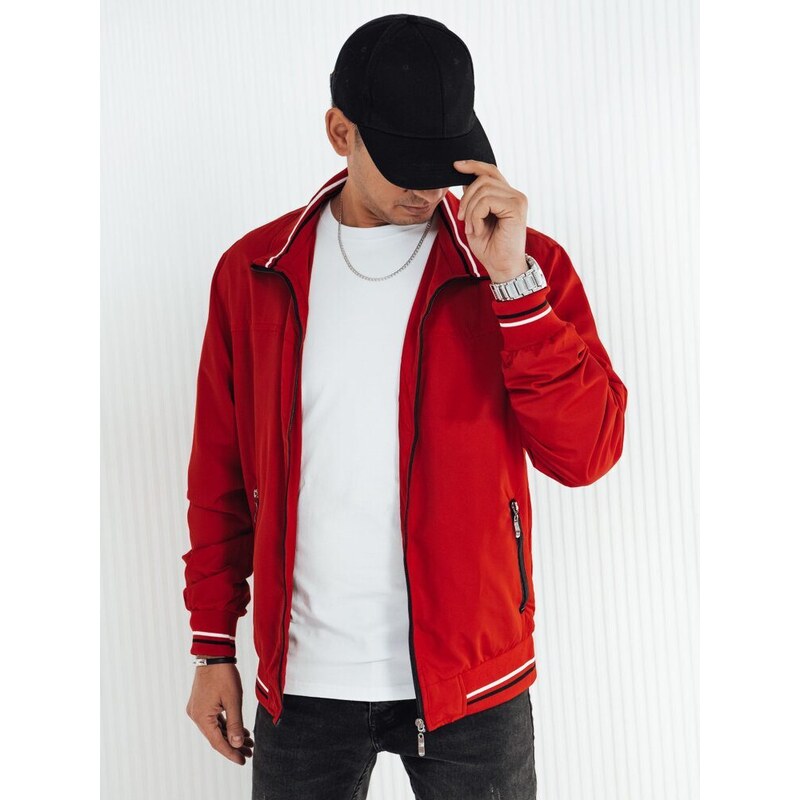 Dstreet Jedinečná červená prechodná trendová bunda 57521636