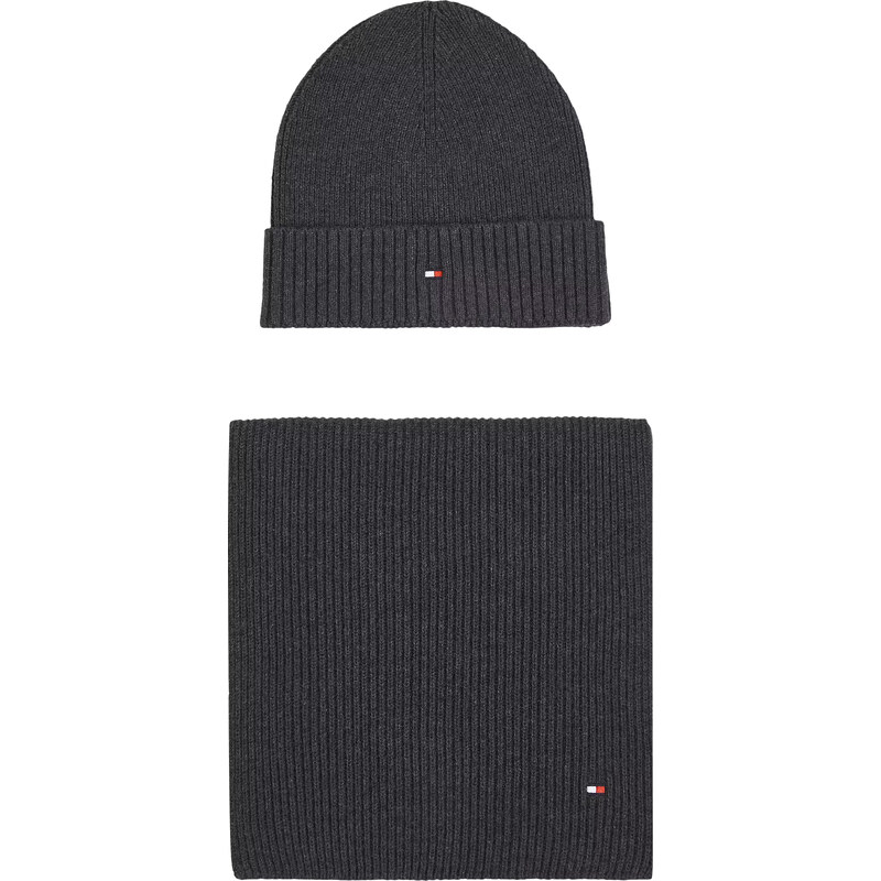 Tommy Hilfiger Pánska sada - čiapka a šál AM0AM12937PA7 66589343