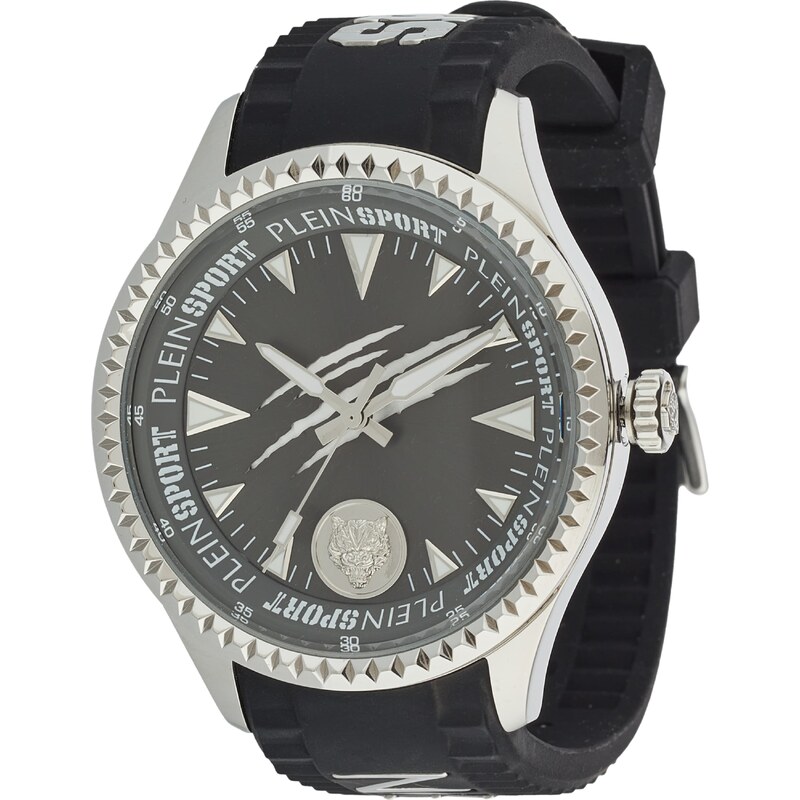 Plein Sport Analógové hodinky LINEMAN čierna / strieborná 68414273