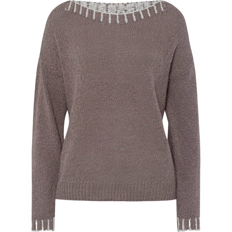 heine Sveter tmavošedá / šedobiela 57557460