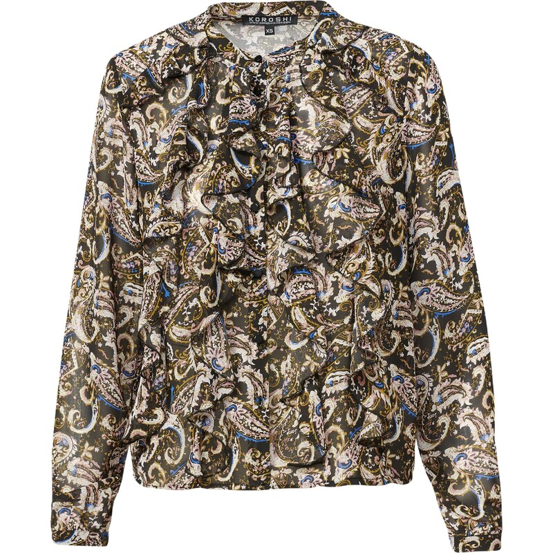 KOROSHI Blúzka zmiešané farby 57557643