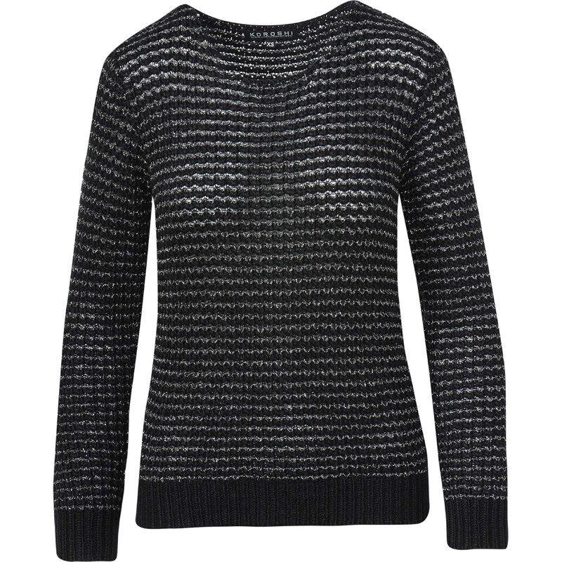 KOROSHI Sveter čierna 57557696