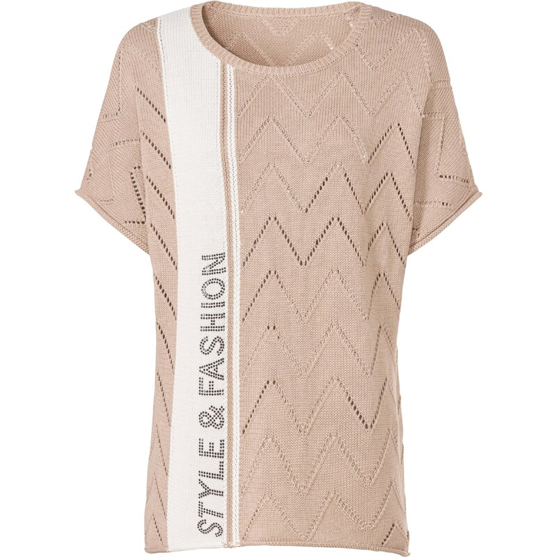 heine Sveter farba ťavej srsti / biela 57557758