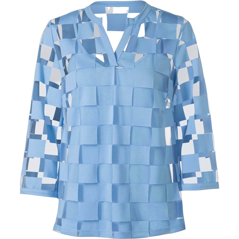 heine Blúzka nebesky modrá / priehľadná 57557779