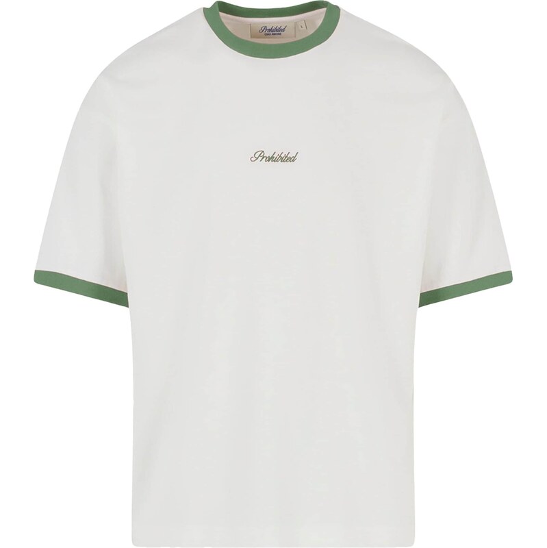 Prohibited Tričko zelená / biela 57557877
