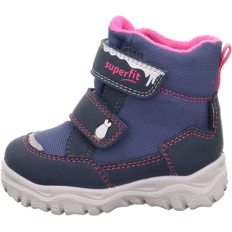 Superfit zimné topánky Husky1 Blau/Pink 1-006047-8010 s membránou 57731095