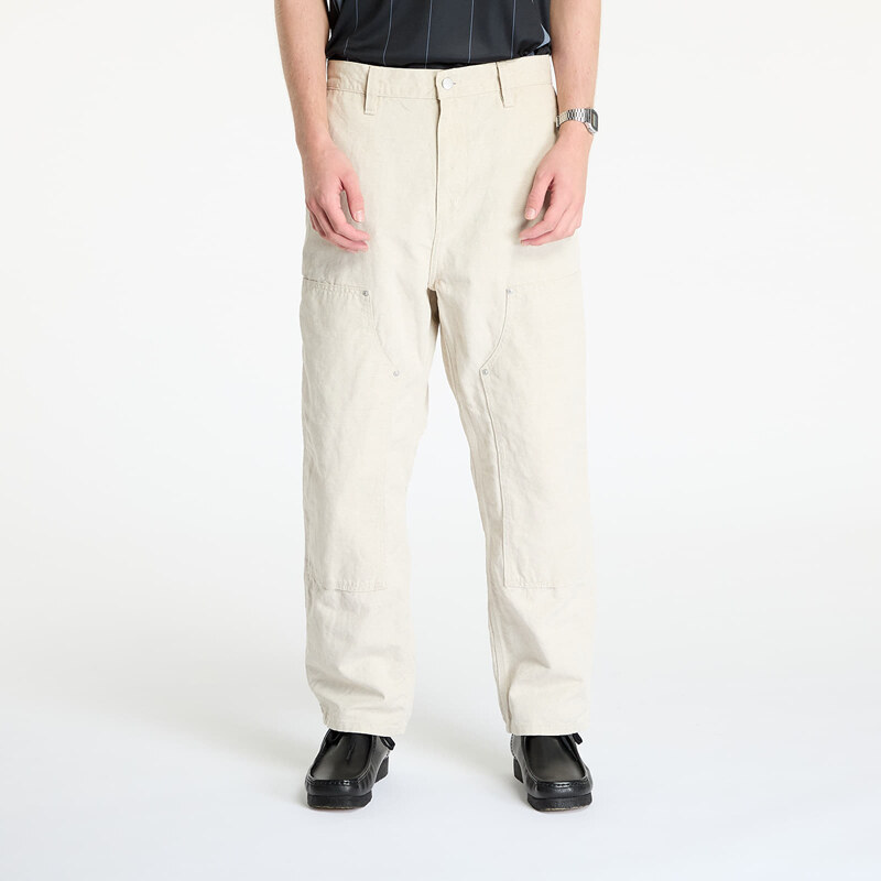 Kalhoty Carhartt WIP Walter Double Knee Pant Natural Rinsed S 57534301