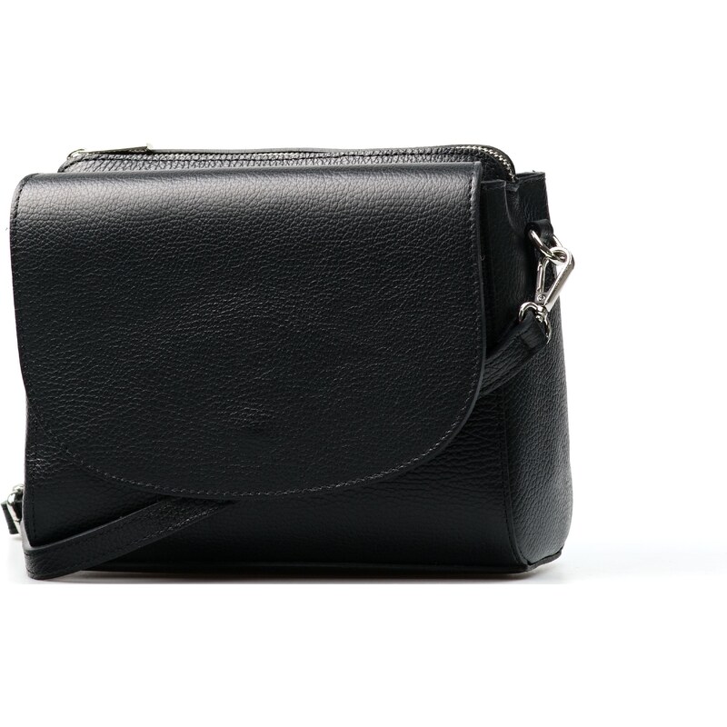 Blaire Kožená crossbody kabelka Otilia čierna 64987540