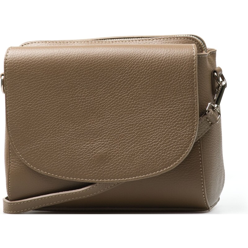Blaire Kožená crossbody kabelka Otilia fango 64987541