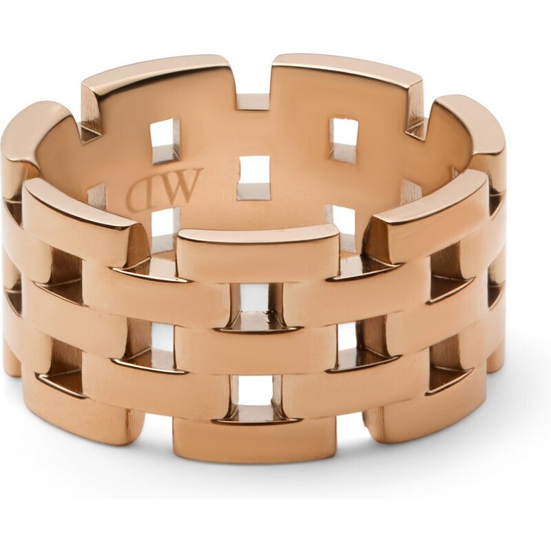 Daniel Wellington Ružový zlatý prsteň Oceľový 5-link 64843389