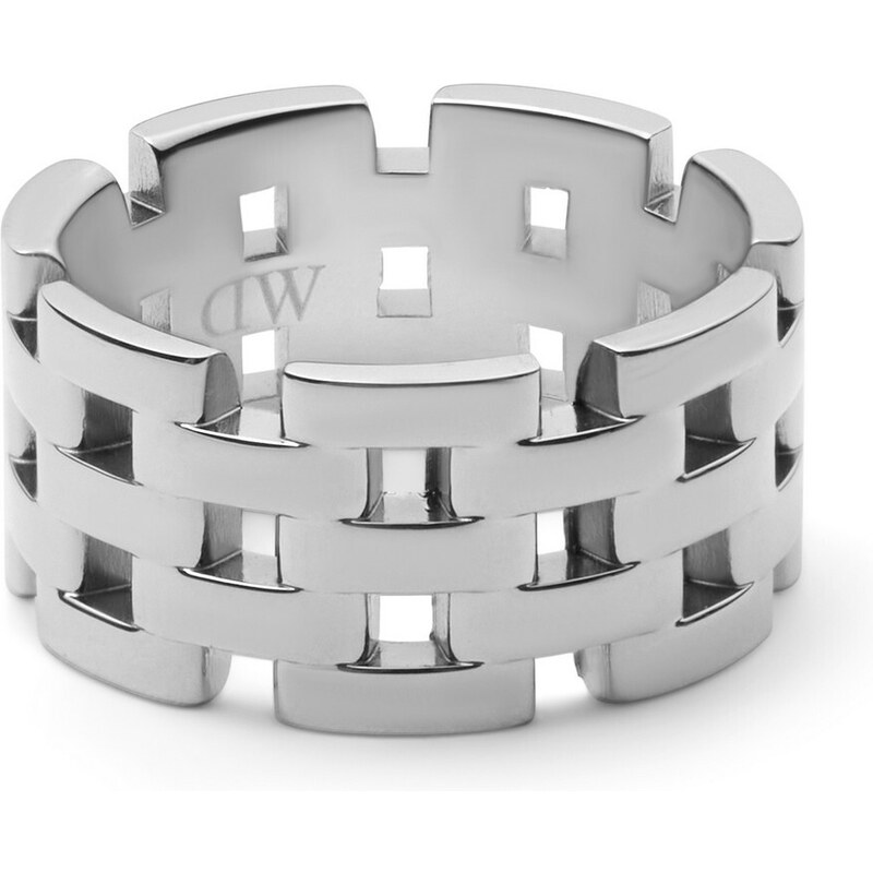 Daniel Wellington Strieborný prsteň Oceľ 5-Link 64843402