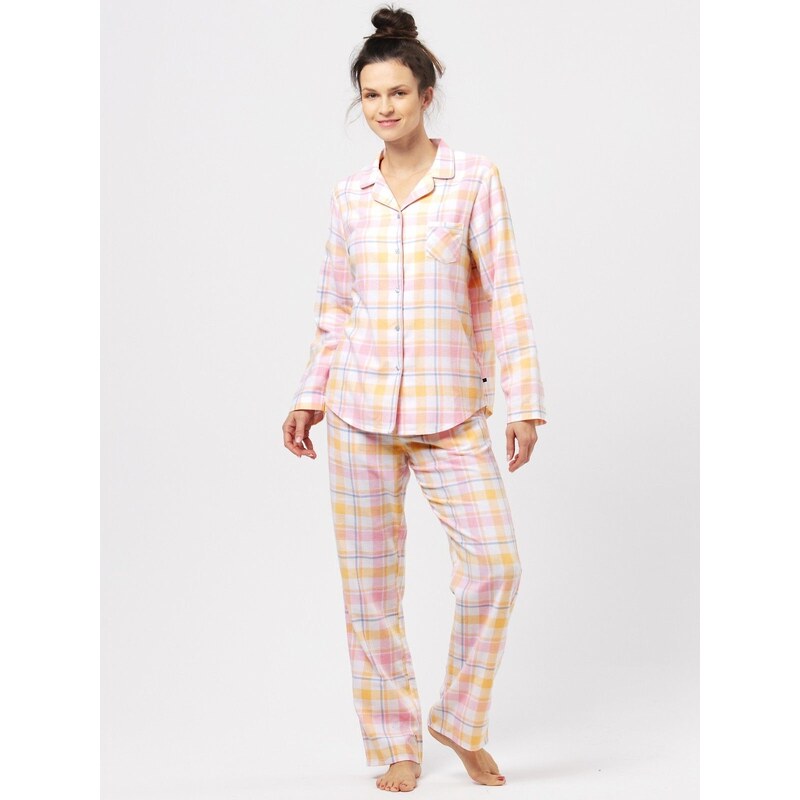 Dámske flanelové pyžamo Key LNS 486 67861627