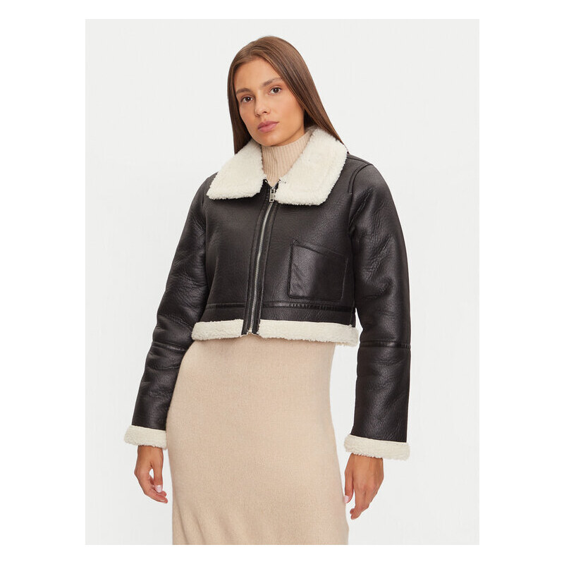 Bunda z imitácie kože Brave Soul 57600671