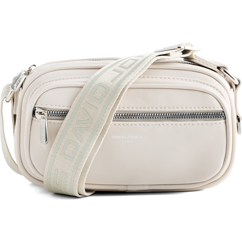 David Jones Dámska crossbody kabelka CM6907A Creamy White 66584482