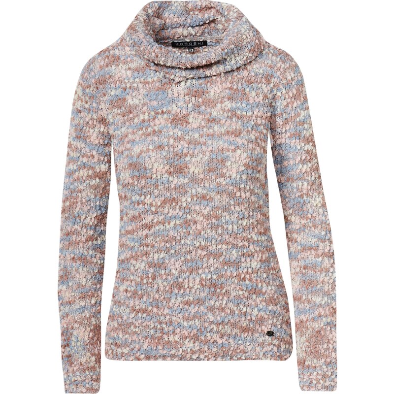 KOROSHI Sveter béžová / žltohnedá / svetlomodrá 57607896
