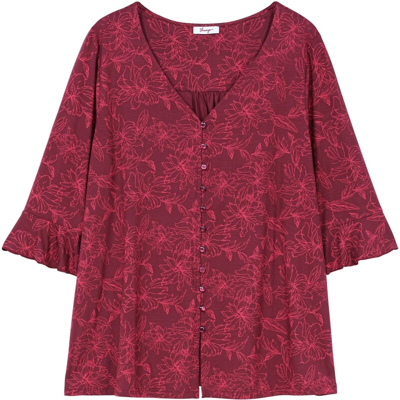 SHEEGO Tričko malinová / vínovo červená 57607794