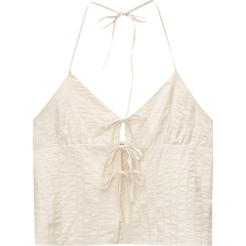 Pull&Bear Top biela 57608085