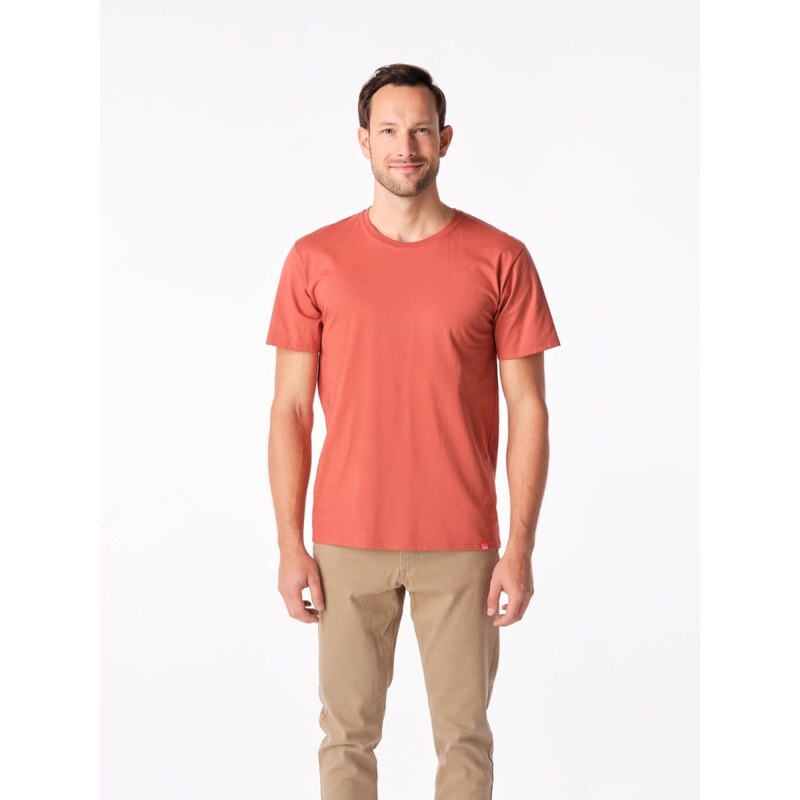 Pánske tričko CityZen AGEN tehlová 58159963