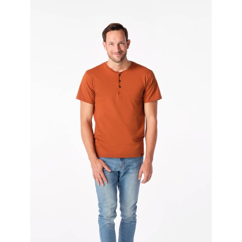 Pánske tričko CityZen ERMONT škoricová 58159900