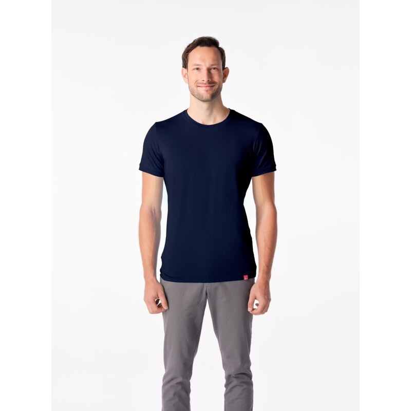 Pánske tričko slim fit CityZen DAVOS tmavo modrá 58159922