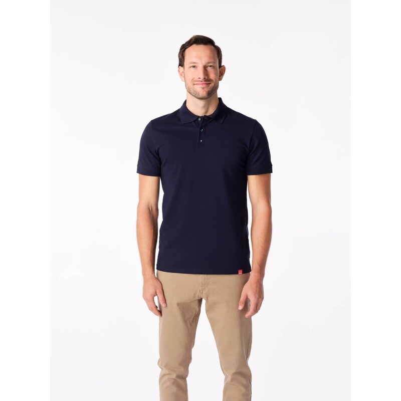 Pánska polokošeľa CityZen DAX tmavo modrá 58159916