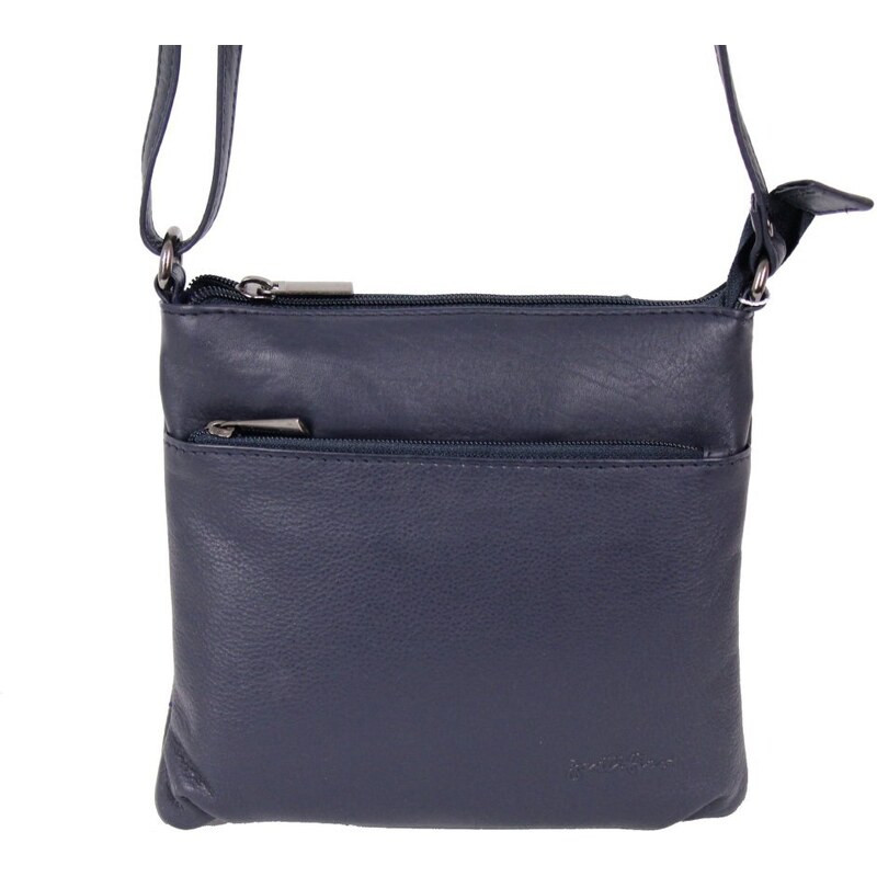 Justified Dámska kožená taška cez rameno Alice modrá 57621224