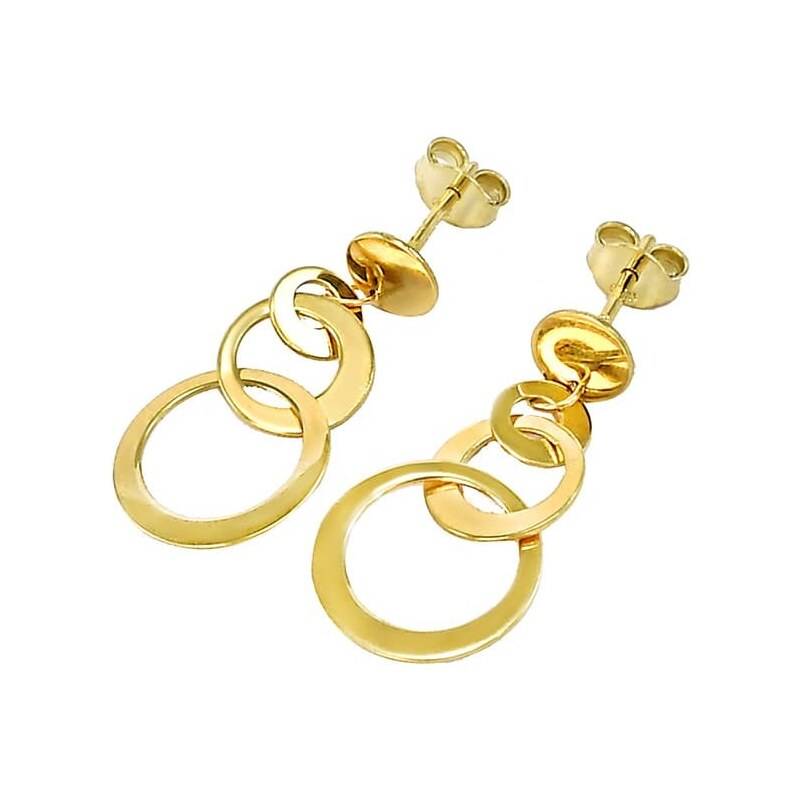 Zlaté náušnice Glare 229 57621761