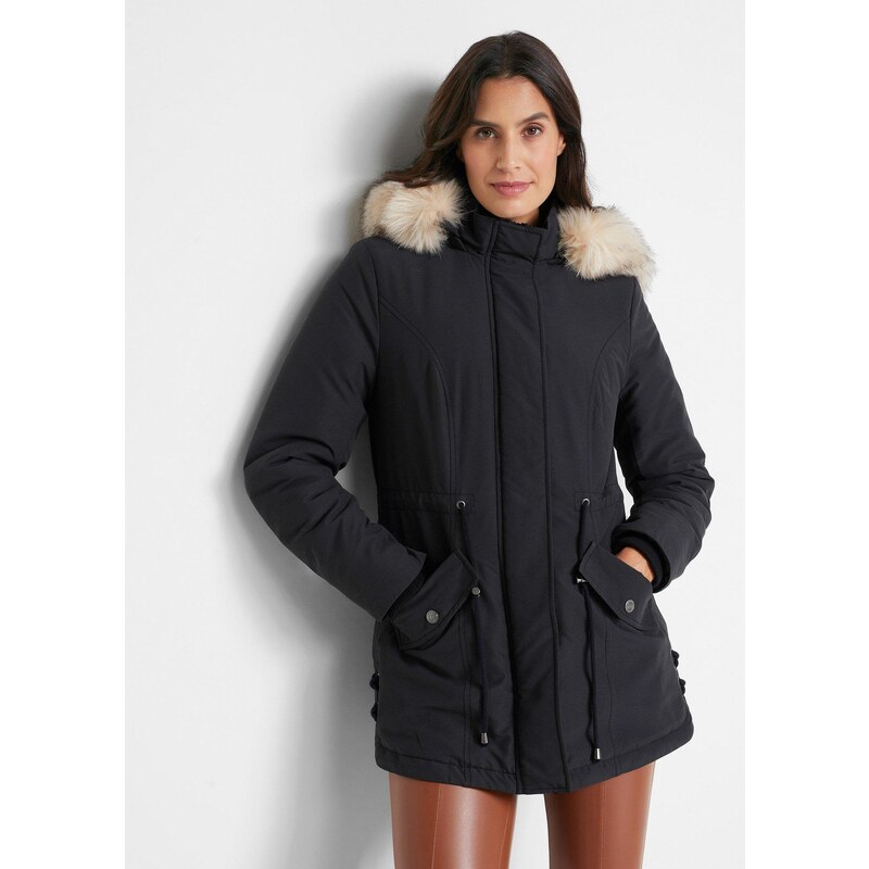 bonprix Parka bunda, farba čierna 44791369