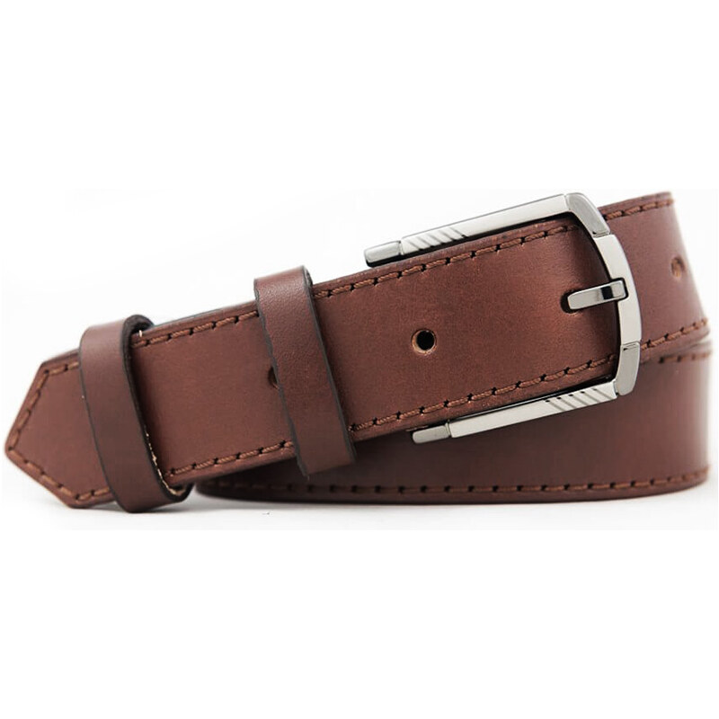Pánsky kožený opasok hnedý (P142) 57631815